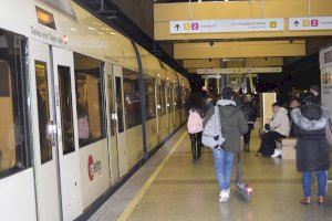 Las personas usuarias de Metrovalencia realizan trasbordos entre distintas líneas de metro y tranvía en el 28,3 % de sus desplazamientos