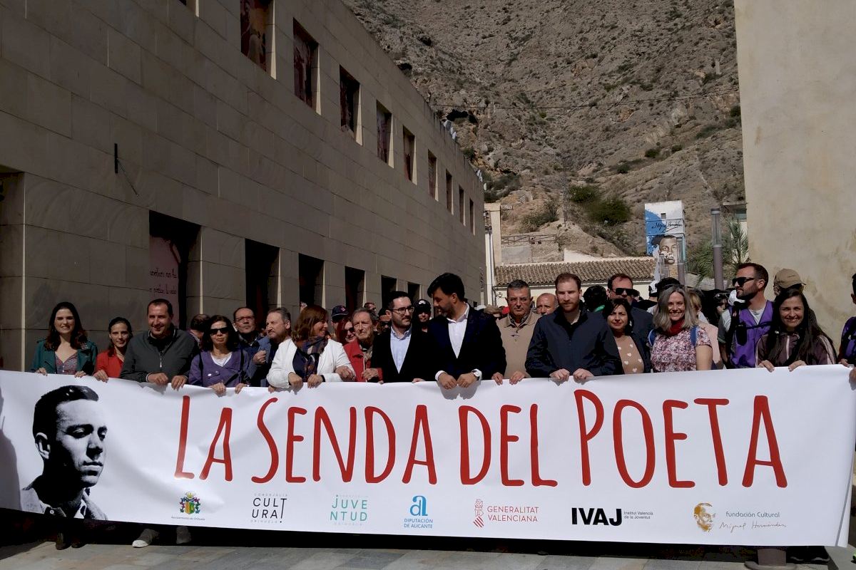 Los participantes de la Senda del Poeta llegarán mañana al campus de Elche de la UMH