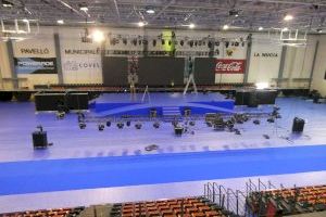 El Pabellón se transforma para la “Gala Nacional del Deporte”