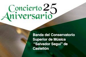 Onda celebra un concierto de música por el 25 aniversario del Conservatorio Superior de Música 'Salvador Seguí'