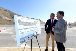 La Diputación ejecutará un carril bici y una rotonda de acceso a la urbanización El Balcón de Finestrat con 1,3 millones de euros