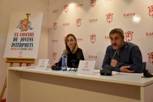 Llega la XX edición del certamen Nacional «Joves Intèrprets Ciutat de Xàtiva» donde se repartirán hasta 4.000 euros en premios