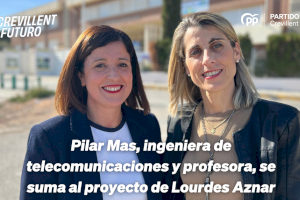 Pilar Mas, ingeniera de telecomunicaciones y profesora, se suma al proyecto de Lourdes Aznar