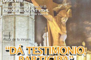 El Vía Crucis diocesano recorrerá mañana las calles del centro histórico de Valencia, presidido por el Arzobispo