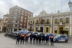 Burjassot presenta la nueva flota de vehículos sostenibles de la Policía Local y Protección Civil