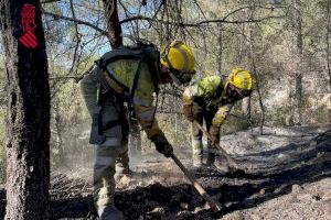 Estabilizado el incendio de Castellón tras ocho días y 4.700 hectáreas arrasadas