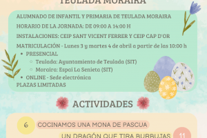 Escuela de Pascua gratuita en Teulada Moraira