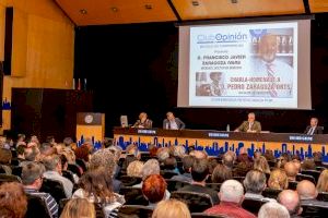 Conferencia homenaje a Pedro Zaragoza del Club de Opinión de Benidorm
