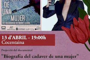 Mabel Lozano projectarà el seu documental «Biografía del cadaver de una mujer», Goya a millor curtmetratge, a Cocentaina