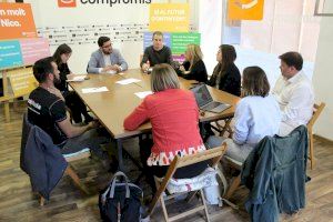 Compromís treballa amb IN i SOC les propostes per fer dels comerços i serveis d’Ontinyent un referent comarcal