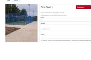 Las pistas de tenis y pádel de Buñol se reservarán por APP a partir del 2 de mayo
