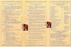El Archivo Municipal presenta el Programa Semana Santa de 1963 como documento del mes de abril