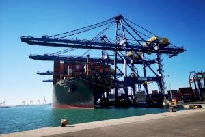 Los fletes de exportación desde el Puerto de València descienden un 12,5% en marzo