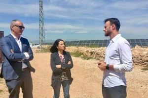 Rebeca Torró destaca la iniciativa del parque fotovoltaico de Sant Jordi como "proyecto clave" en la lucha contra el cambio climático