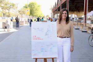 Sandra Gómez propone un gran corredor verde que conecte la playa con Nazaret y el Jardín del Turia