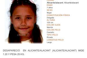 Buscan a una menor de 7 años desaparecida en Alicante