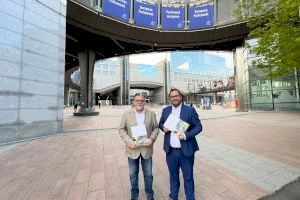 El alcalde de Villena traslada al Parlamento Europeo el proyecto de Nodo Logístico Levante Interior y su posición estratégica comunitaria