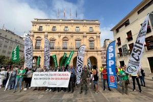 La Policía Local de Castelló vuelve a manifestarse contra el “ninguneo” que sufre