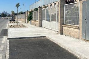 El Ayuntamiento termina las obras de mejora de los viales del Polígono El Rubial