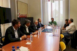 L’equip de goverm rep al nou president de l'Autoritat Portuària de València