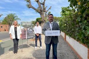 Casabó presenta una reforma integral de les voreres del Camí Ermita per a dotar de major seguretat als vianants