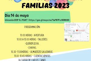 El Día Internacional de las Familias 2023 se celebrará en el CEIP El Pouet