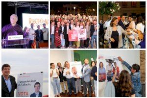 Los partidos políticos de València arrancan una campaña intensa: cuenta atrás para el 28M