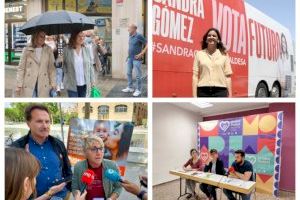 Arranca la pugna de los bloques de izquierdas y derechas por los votos decisivos en València el 28M