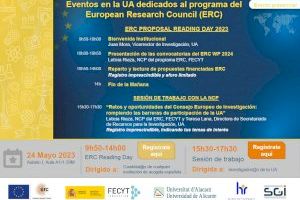 ERC Proposal Reading Days 2023 en la Universidad de Alicante