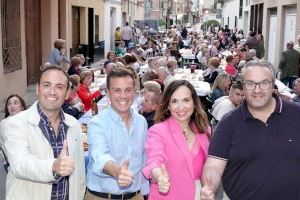 José Adsuara dona la benvinguda a la campanya electoral amb el múscul de més de 400 veïns