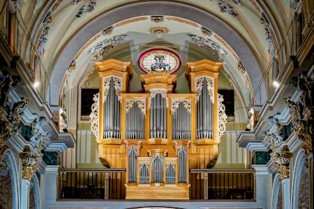 El nuevo órgano de la parroquia de Alboraya ya está reconstruido