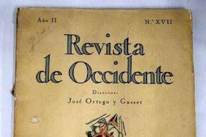 La Revista de Occidente de Ortega y Gasset cumple 100 años