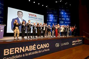 El PP de La Nucía presenta su Lista Electoral en un abarrotado Auditori