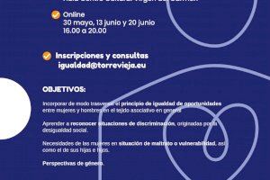 Torrevieja impartirá sesiones formativas destinadas a introducir la perspectiva de género en proyectos de acción social
