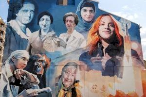 Cocentaina estrena un mural feminista de gran format subvencionat pel Pacte d’Estat Contra la Violència de Gènere