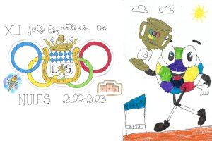 Nules ja té mascota i cartell per als XLI Jocs Esportius