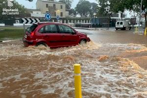 La DANA descarga con fuerza en Castellón y castiga a Benicàssim con inundaciones y varios rescates