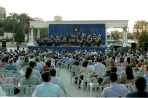 La Banda Municipal ofrecerá cuatro conciertos gratuitos en los jardines del Palau