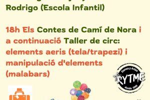 Almenara acaba el cicle "Plans en família" amb contacontes i taller de circ
