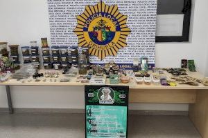 La Policía Local se incauta de 1,5 kilos de marihuana y 400 gramos de hachís en una inspección a una asociación canábica