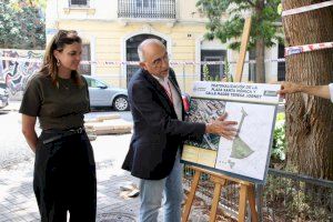 Comencen les obres de la plaça de Santa Mònica per augmentar l'espai per a vianants