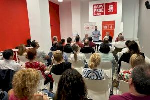 Samuel Falomir (PSPV-PSOE) avala els acords progressistes per als ajuntaments de Castelló
