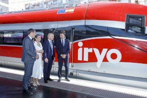 Barcala: "La llegada de Iryo mejora aún más la conectividad con Madrid y refuerza nuestra capitalidad turística en el Mediterráneo”