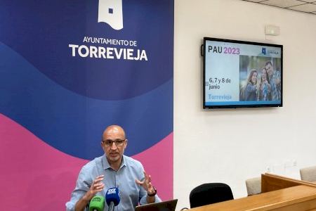 Torrevieja presenta el dispositivo para las pruebas de acceso a la universidad 2023, que tendrán lugar los días 6, 7 y 8 de junio