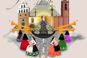 “Utiel se viste con espliego para recibir a su Virgen con esmero”, cartel anunciador de la Feria y Fiestas de Utiel 2023