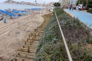La nueva pasarela de la playa de Poniente llegará hasta el Paseo de Colón