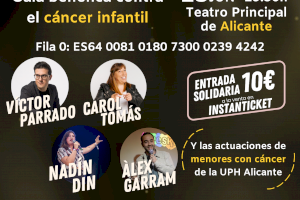 La Asociación Charlie se presenta este jueves en el Teatro Principal de Alicante con una gala benéfica de comedia