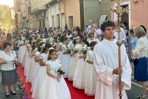 Florida procesión del Corpus Christi en El Campello, con alta participación