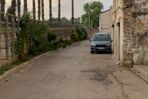 Adjudicación del asfaltado de la calle València en la barriada de les Barraques