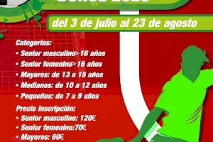 El Campeonato de Fútbol Sala de verano de Buñol abre plazo para inscripciones hasta el 25 de junio